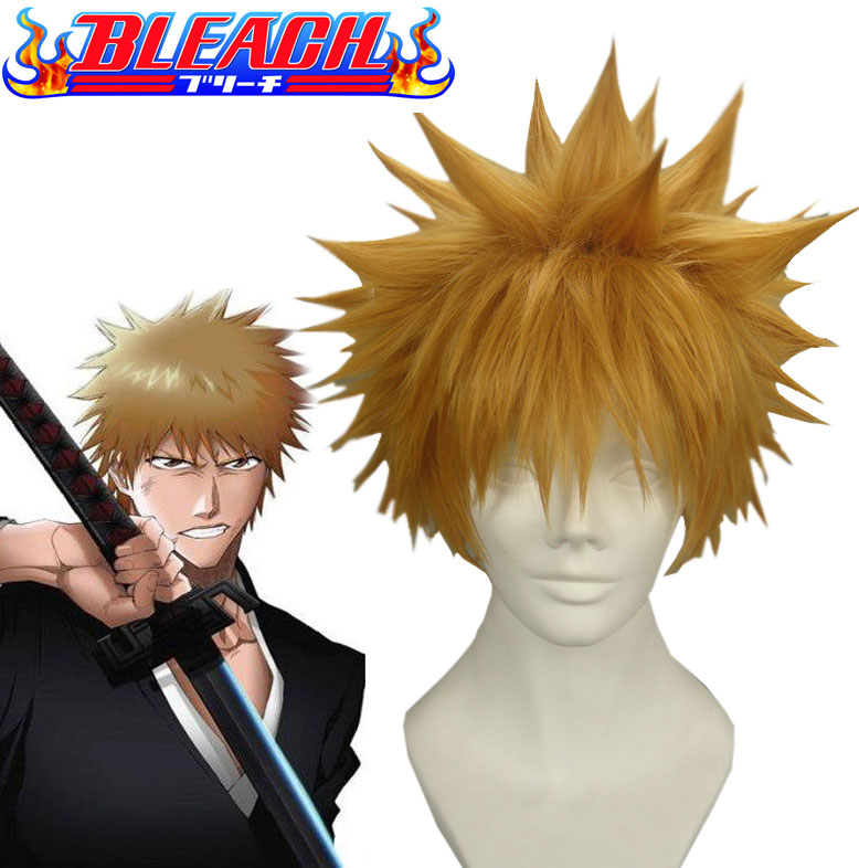 Bleach Ichigo Kurosaki Golden Cosplay Wig